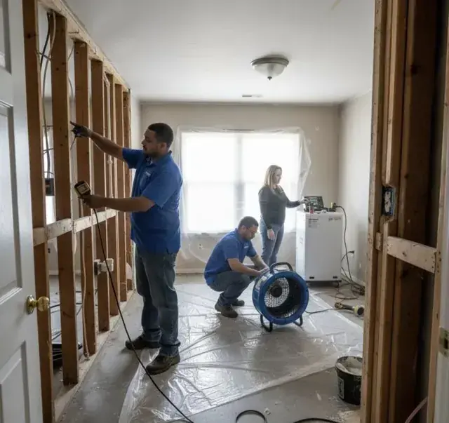 Antimicrobial applied in a sealed work area in a Malibu, CA home