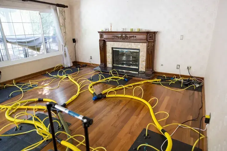 Supply line leak behind an appliance in a Malibu kitchen