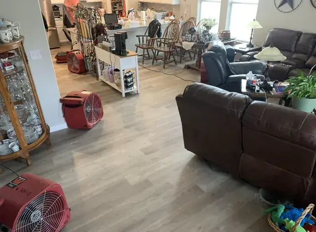 Water damage restoration in a Malibu commercial building
